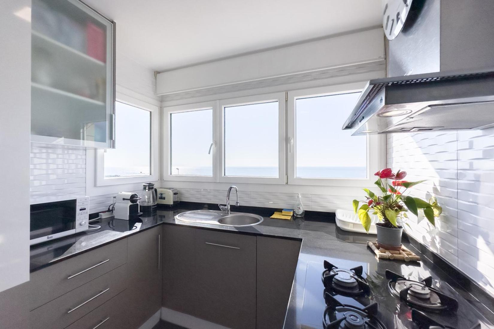 Impresionante Apartamento Delante Del Mar Vilassar De Mar Bagian luar foto