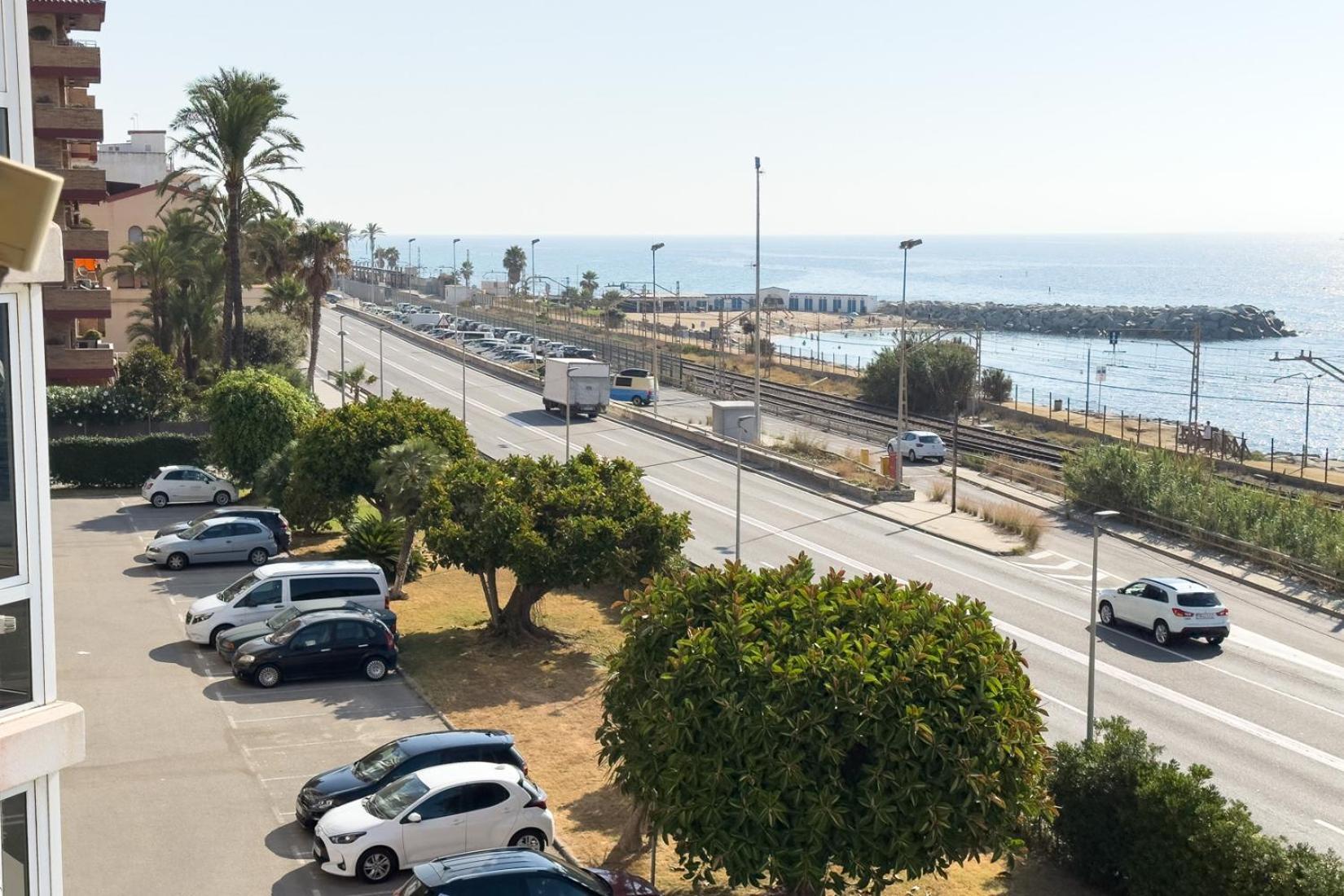 Impresionante Apartamento Delante Del Mar Vilassar De Mar Bagian luar foto